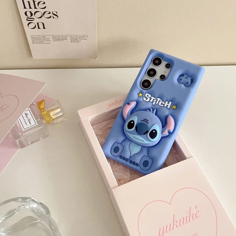 Cute Stitch 3D Case for Galaxy S Series