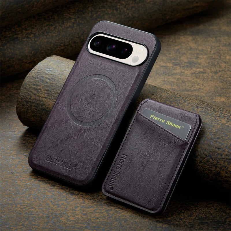 Leather Case with Wallet For Google Pixel Series