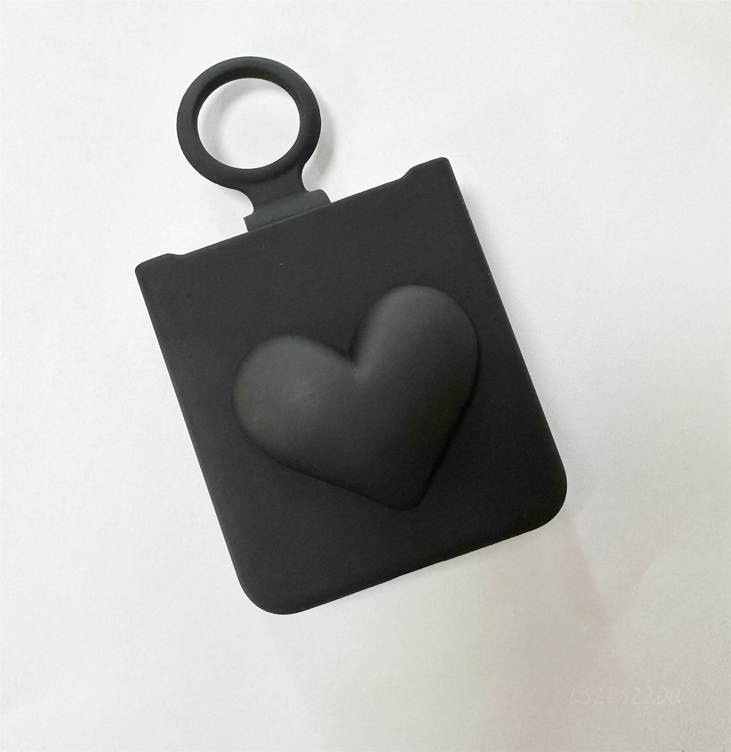 Korean Luxury Ring Case with 3D Love Heart For Z Flip 4 & 3