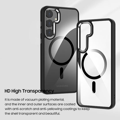 Samsung Magsafe Series | Metal Lens Ring Transparent Mobile Phone Case