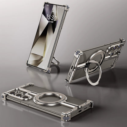 Samsung Magsafe Series | Metal Frame Anti-Fall Magnetic Holder Mobile Phone Case