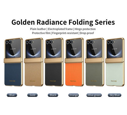 Premium Leather Flip Case — Multi-function | Samsung Galaxy Z Flip