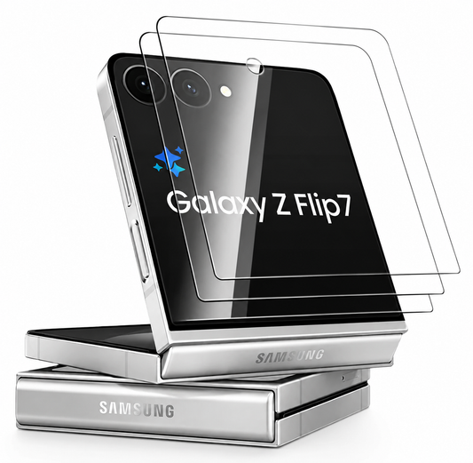 Premium Full-Cover Screen Protector - HD Clear, Anti-Scratch & Shatterproof | Samsung Galaxy Z Flip 7