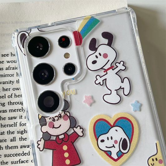 Cute Snoopy Charlie Brown Peanuts Case For Samsung Galaxy S Series