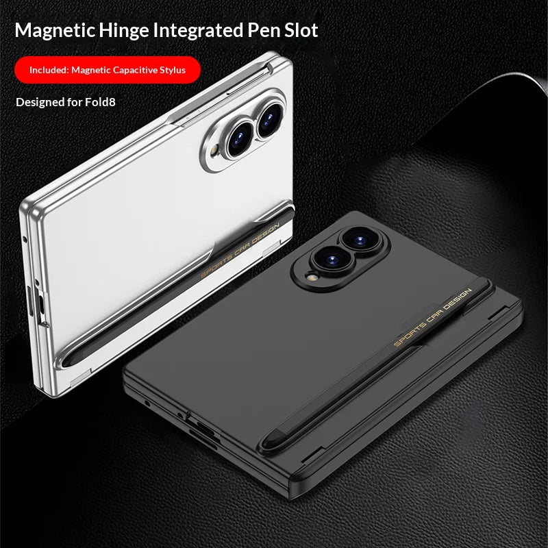 Clear Magnetic Case | Built-in Screen Protector & Magnetic Stylus Slot |  Z Fold 8 Ultra