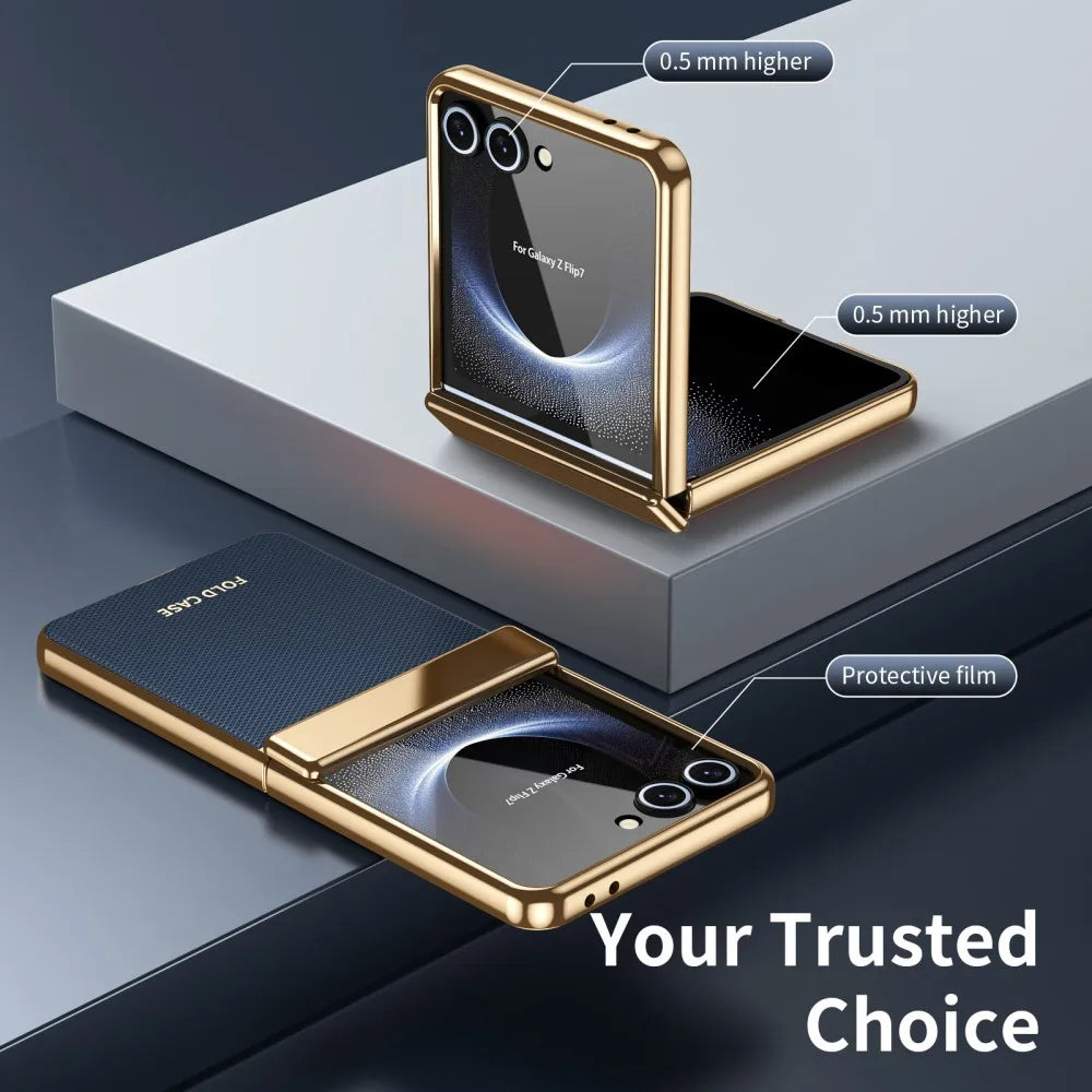 Premium Leather Flip Case — Multi-function | Samsung Galaxy Z Flip