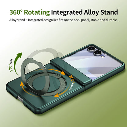 360° Magnetic Ring Matte Case | 12FT Drop Tested | Z Flip 8