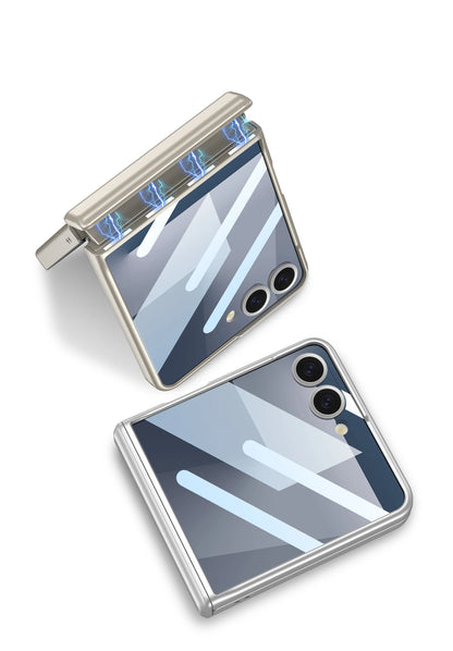 Magnetic Hinge Armor Case — MagSafe Charging - Ring Holder & Outer Screen Protection | Samsung Galaxy Z Flip 7