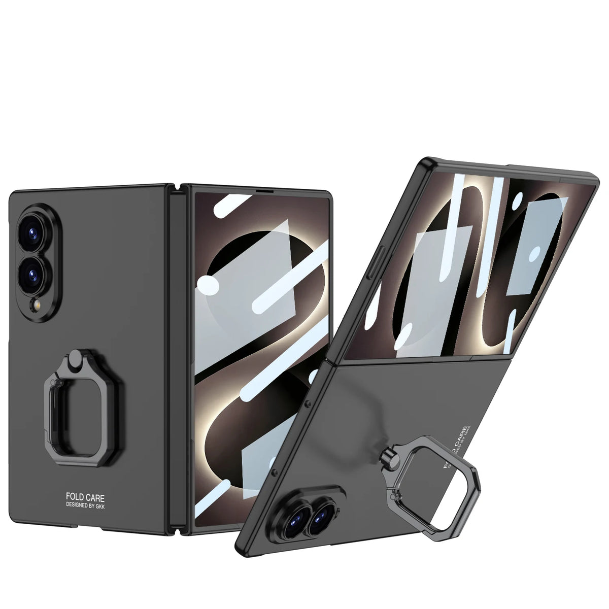 Ultra-Thin Ring Stand Case | Built-in Glass Protector & Skin-Feel Finish | Samsung Galaxy Z Fold 8