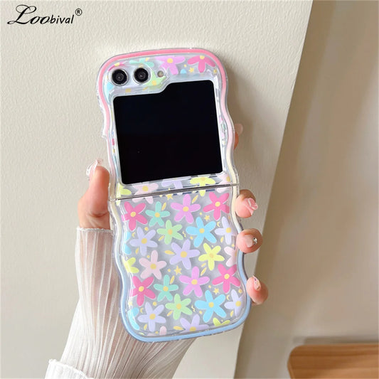 Colorful Flower Case for Samsung Galaxy Z Flip Series