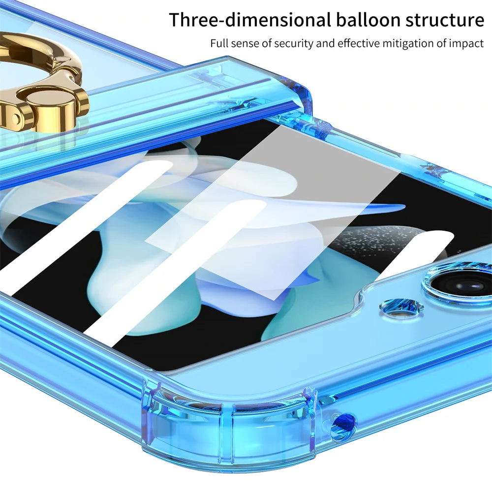 Shockproof Ring Holder Case for Samsung Galaxy Z Flip 5