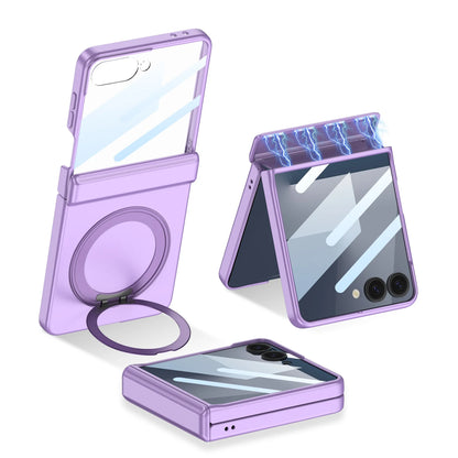 Magnetic Hinge Armor Case — MagSafe Charging - Ring Holder & Outer Screen Protection | Samsung Galaxy Z Flip 7