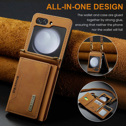 2 in 1 Detachable Leather Wallet For Case Samsung Galaxy Z Flip Phones