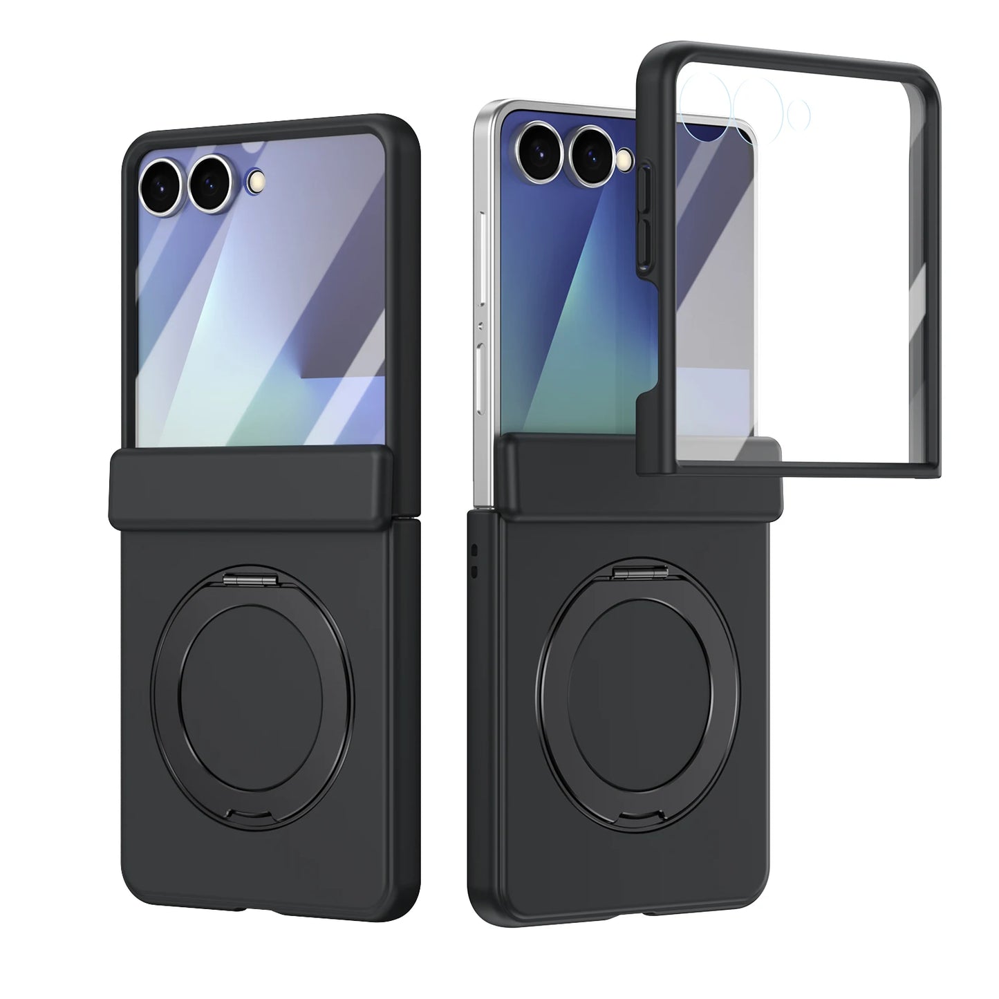 360° Magnetic Ring Matte Case | 12FT Drop Tested | Z Flip 8