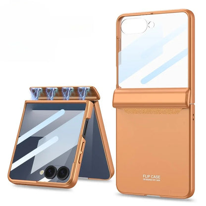 Hinge Armor Clear Case | Shockproof & Glass Included | Z Flip 7