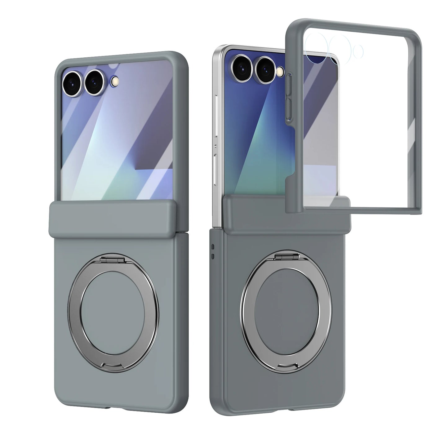 360° Magnetic Ring Matte Case | 12FT Drop Tested | Z Flip 8