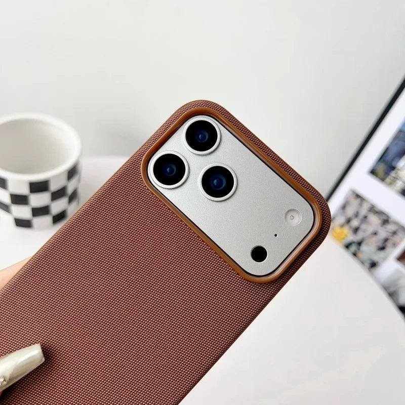 Luxury TechWoven Magnetic Fabric Case with Wireless Charging
