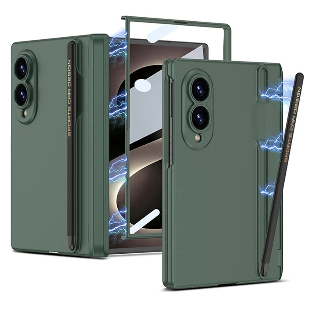 Clear Magnetic Case | Built-in Screen Protector & Magnetic Stylus Slot |  Z Fold 8 Ultra