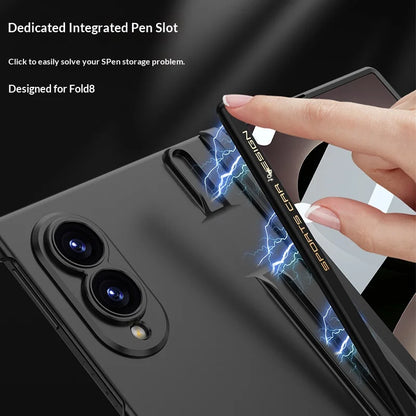 Clear Magnetic Case | Built-in Screen Protector & Magnetic Stylus Slot |  Z Fold 8 Ultra