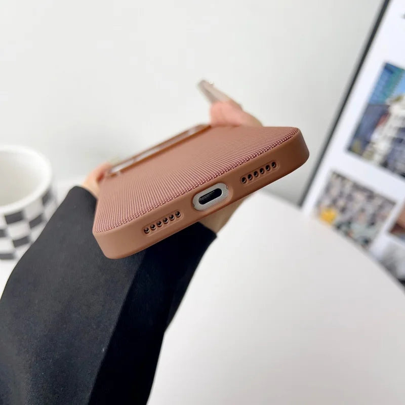 Luxury TechWoven Magnetic Fabric Case with Wireless Charging