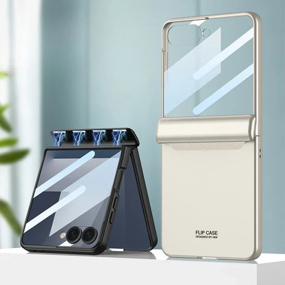 Hinge Armor Clear Case | Shockproof & Glass Included | Z Flip 7