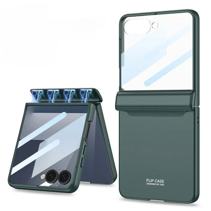 Hinge Armor Clear Case | Shockproof & Glass Included | Z Flip 7