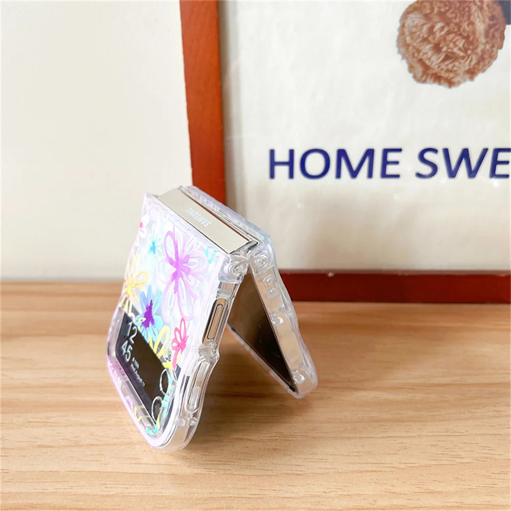 Colorful Flower Case for Samsung Galaxy Z Flip Series
