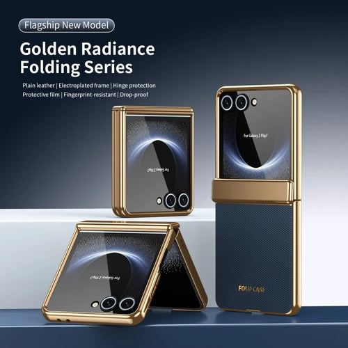 Premium Leather Flip Case — Multi-function | Samsung Galaxy Z Flip