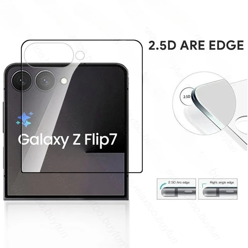 Premium Full-Cover Screen Protector - HD Clear, Anti-Scratch & Shatterproof | Samsung Galaxy Z Flip 7
