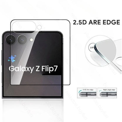 Premium Full-Cover Screen Protector - HD Clear, Anti-Scratch & Shatterproof | Samsung Galaxy Z Flip 7