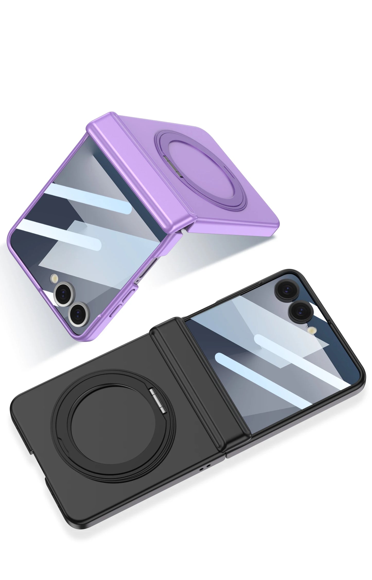 Magnetic Hinge Armor Case — MagSafe Charging - Ring Holder & Outer Screen Protection | Samsung Galaxy Z Flip 7