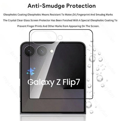 Premium Full-Cover Screen Protector - HD Clear, Anti-Scratch & Shatterproof | Samsung Galaxy Z Flip 7