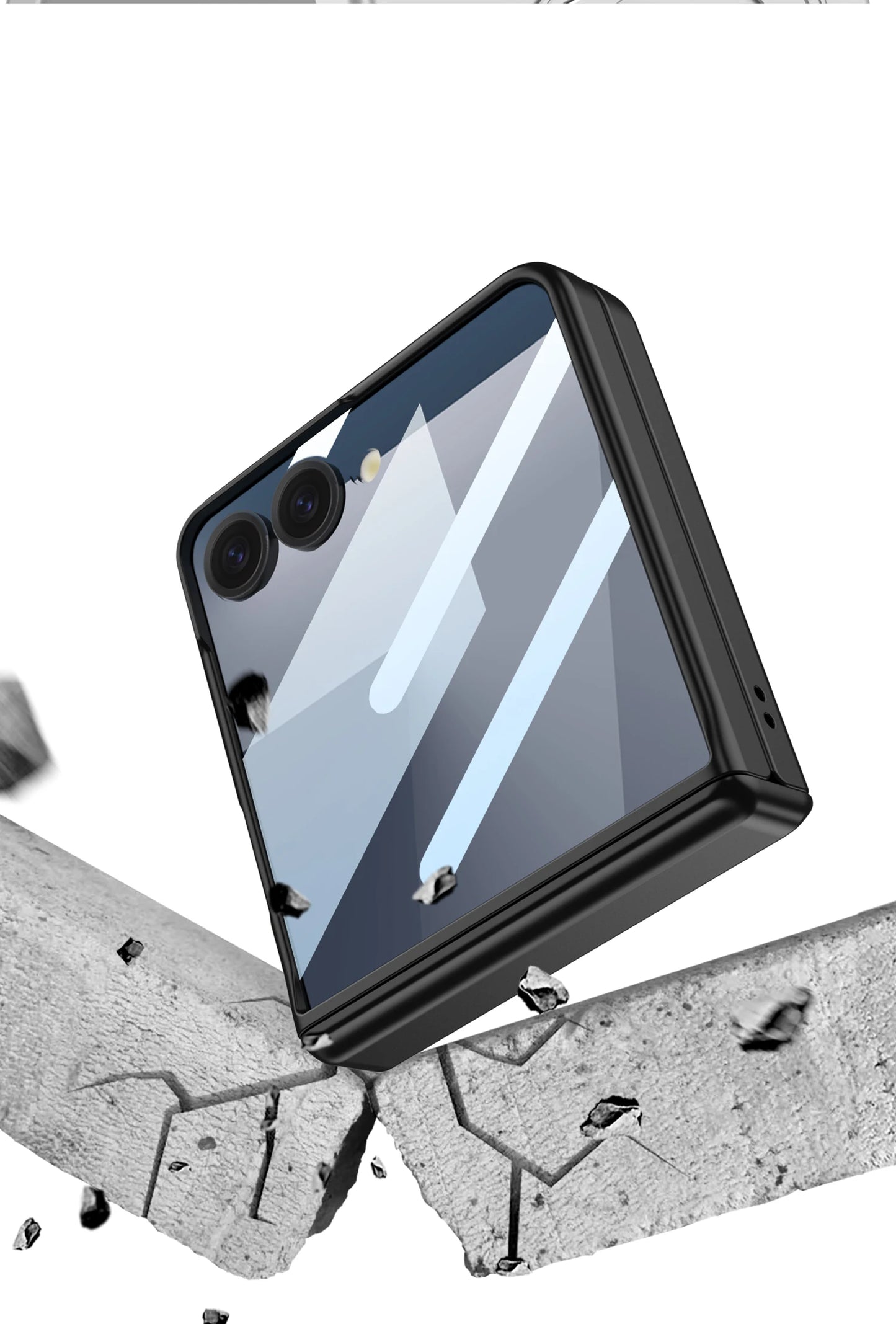 Magnetic Hinge Armor Case — MagSafe Charging - Ring Holder & Outer Screen Protection | Samsung Galaxy Z Flip 7