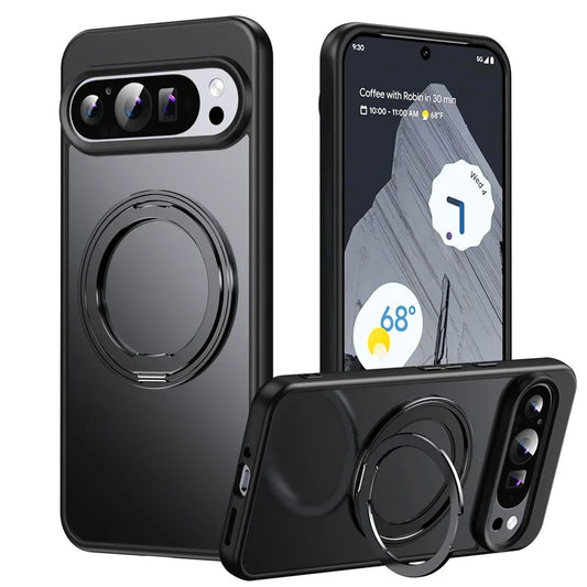 Shockproof Case with Magnetic Rotating Stand For Google Pixel 9 Series