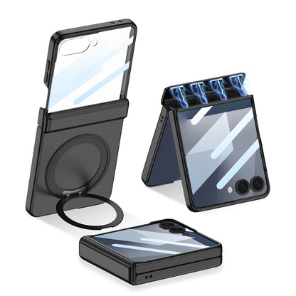 Magnetic Hinge Armor Case — MagSafe Charging - Ring Holder & Outer Screen Protection | Samsung Galaxy Z Flip 7
