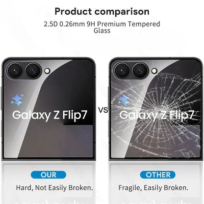 Premium Full-Cover Screen Protector - HD Clear, Anti-Scratch & Shatterproof | Samsung Galaxy Z Flip 7