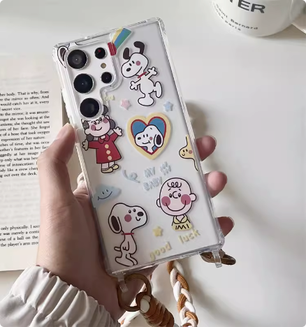 Cute Snoopy Charlie Brown Peanuts Case For Samsung Galaxy S Series