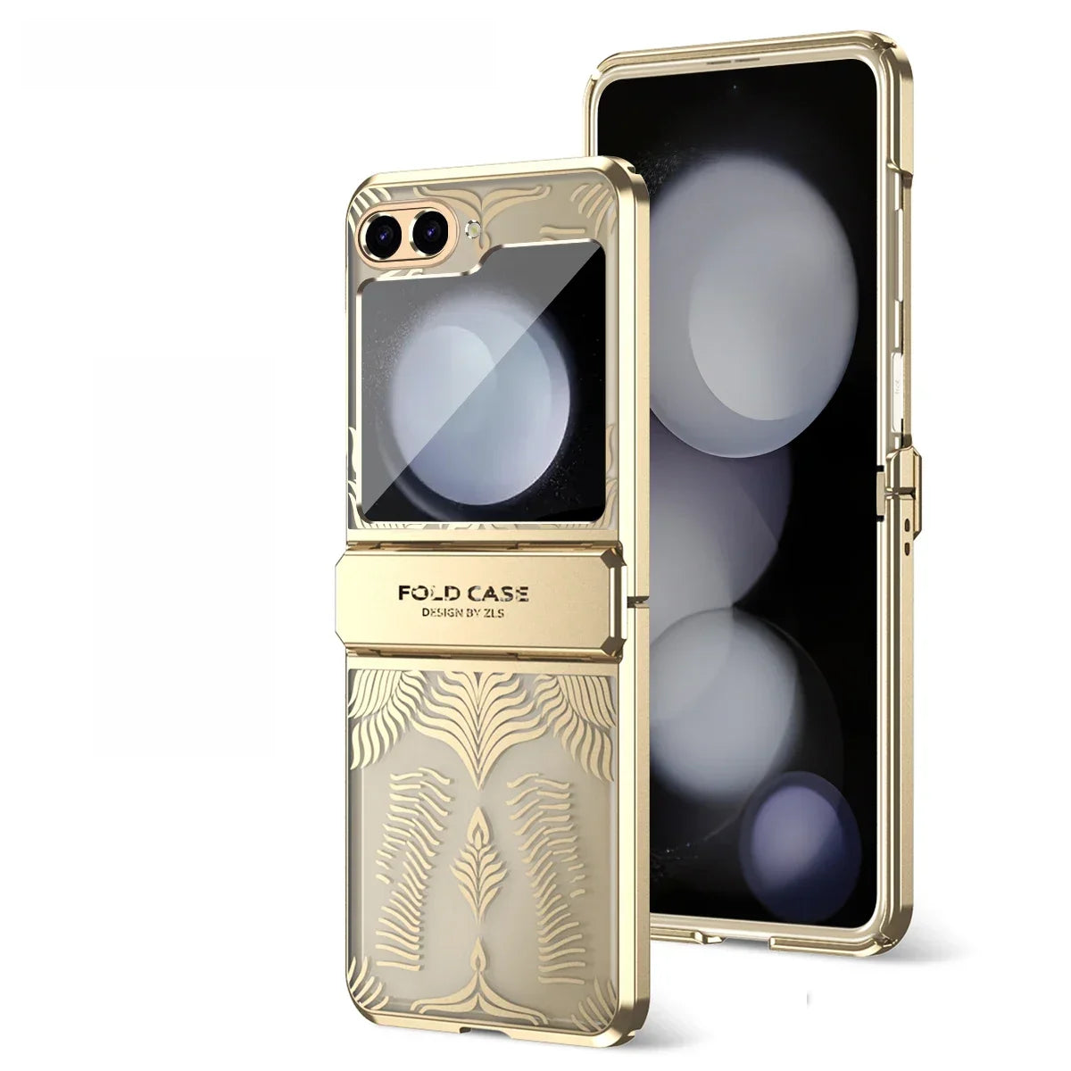 Shockproof Transparent Case with Hinge Protection For Galaxy Z Flip