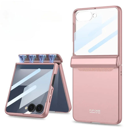 Hinge Armor Clear Case | Shockproof & Glass Included | Z Flip 7