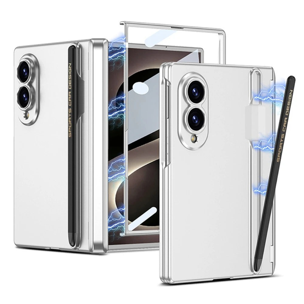 Clear Magnetic Case | Built-in Screen Protector & Magnetic Stylus Slot |  Z Fold 8 Ultra