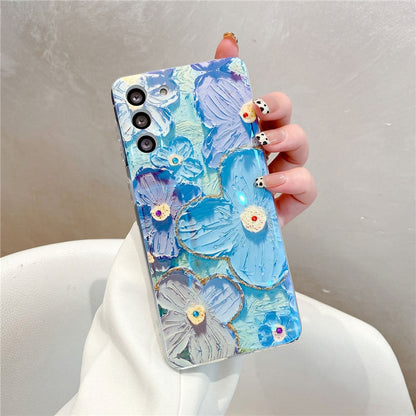Art Painting Flowers Phone Case For Samsung S Series