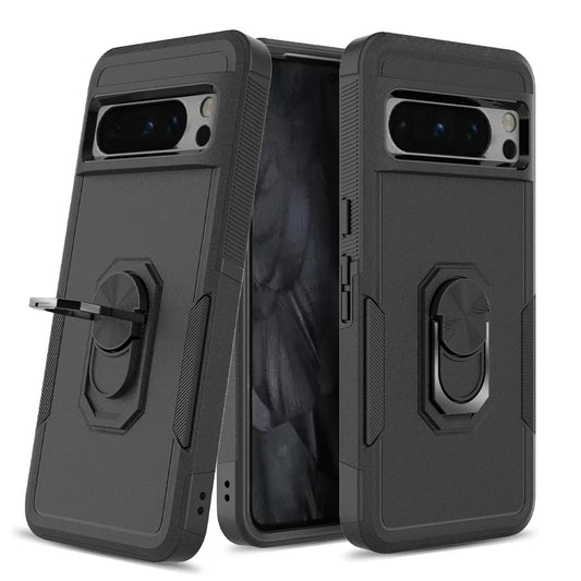 Armor Shockproof Case with Ring Holder For Google Pixel 8 Series