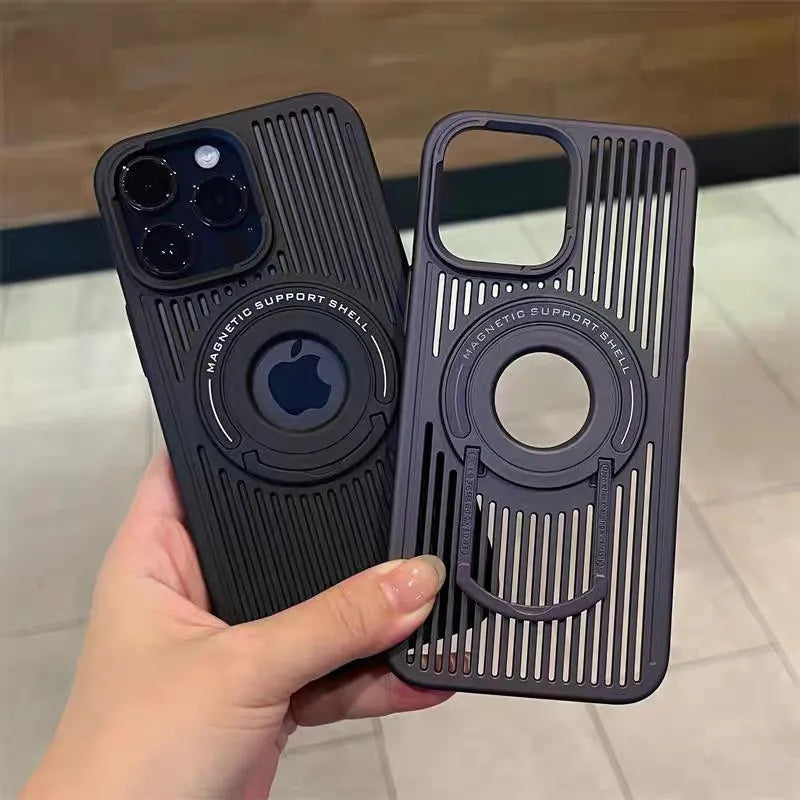 Luxury Magnetic Heat Dissipation Phone Case For iPhone