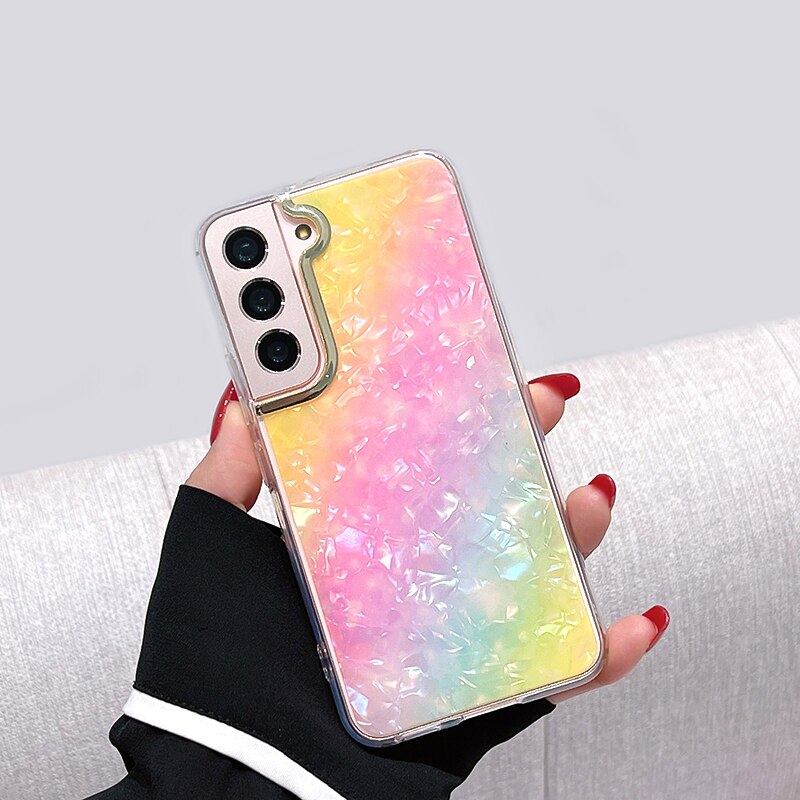 Rainbow Marble Phone Case For Samsung Galaxy Series