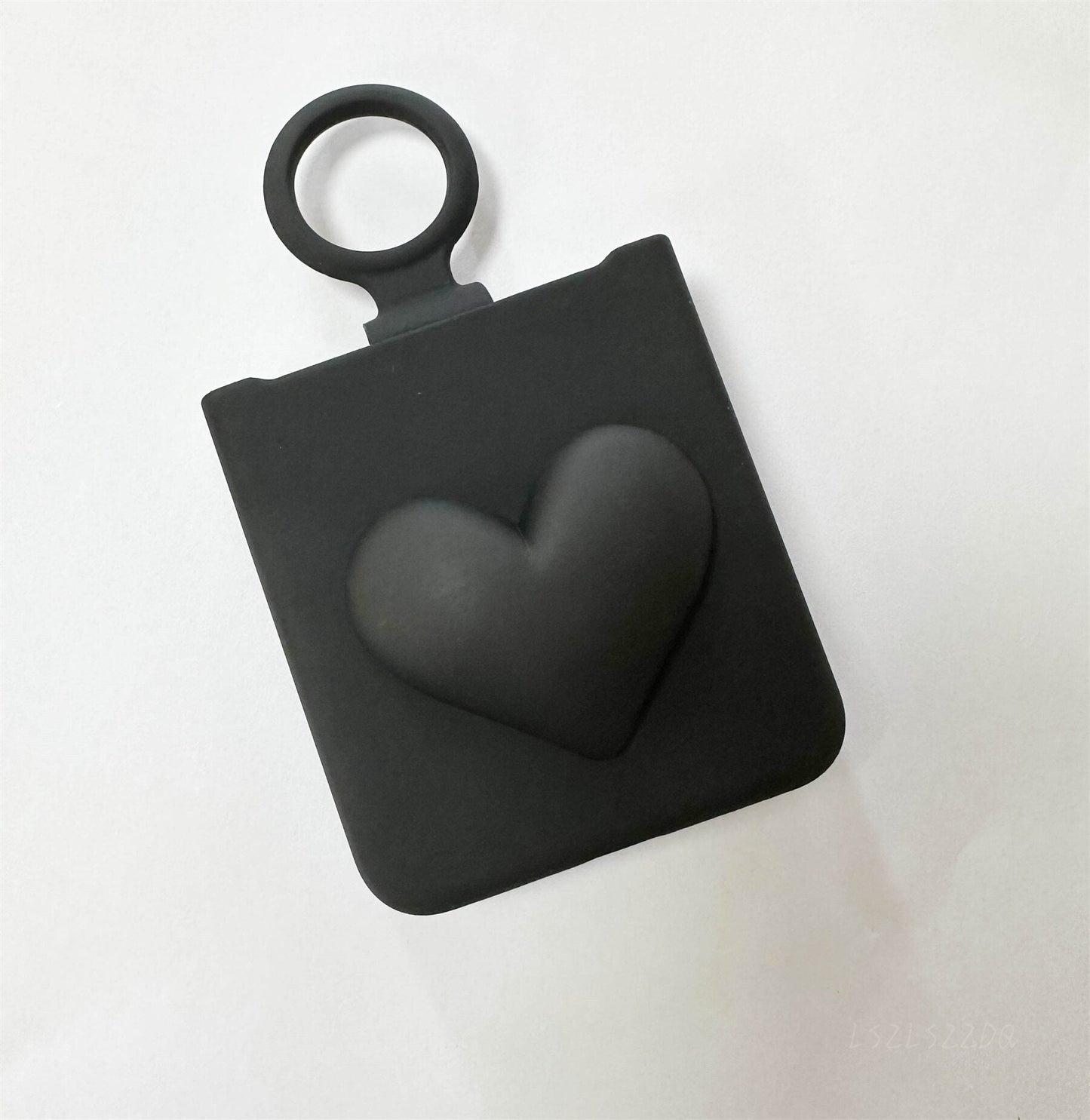 Korean Luxury  Ring Case with 3D Love Heart  For Z Flip 4 & 3