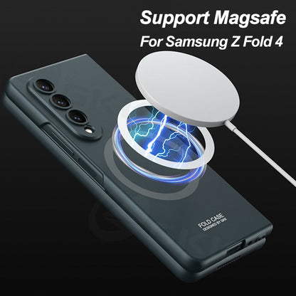 Magsafe Case For Samsung Galaxy Fold 4 3 with Screen Protection & Fast Wireless Charging