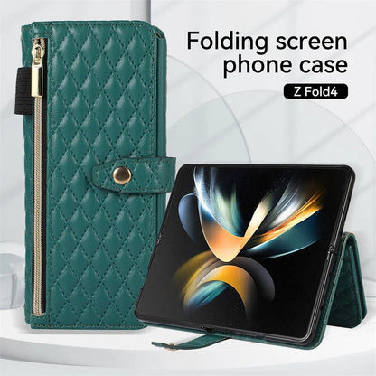 Multi Card Wallet Shoulder Strap Case For Samsung Galaxy Z Fold