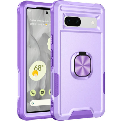 Armor Shockproof Case with Magnetic Ring Holder For Google Pixel 8 Series