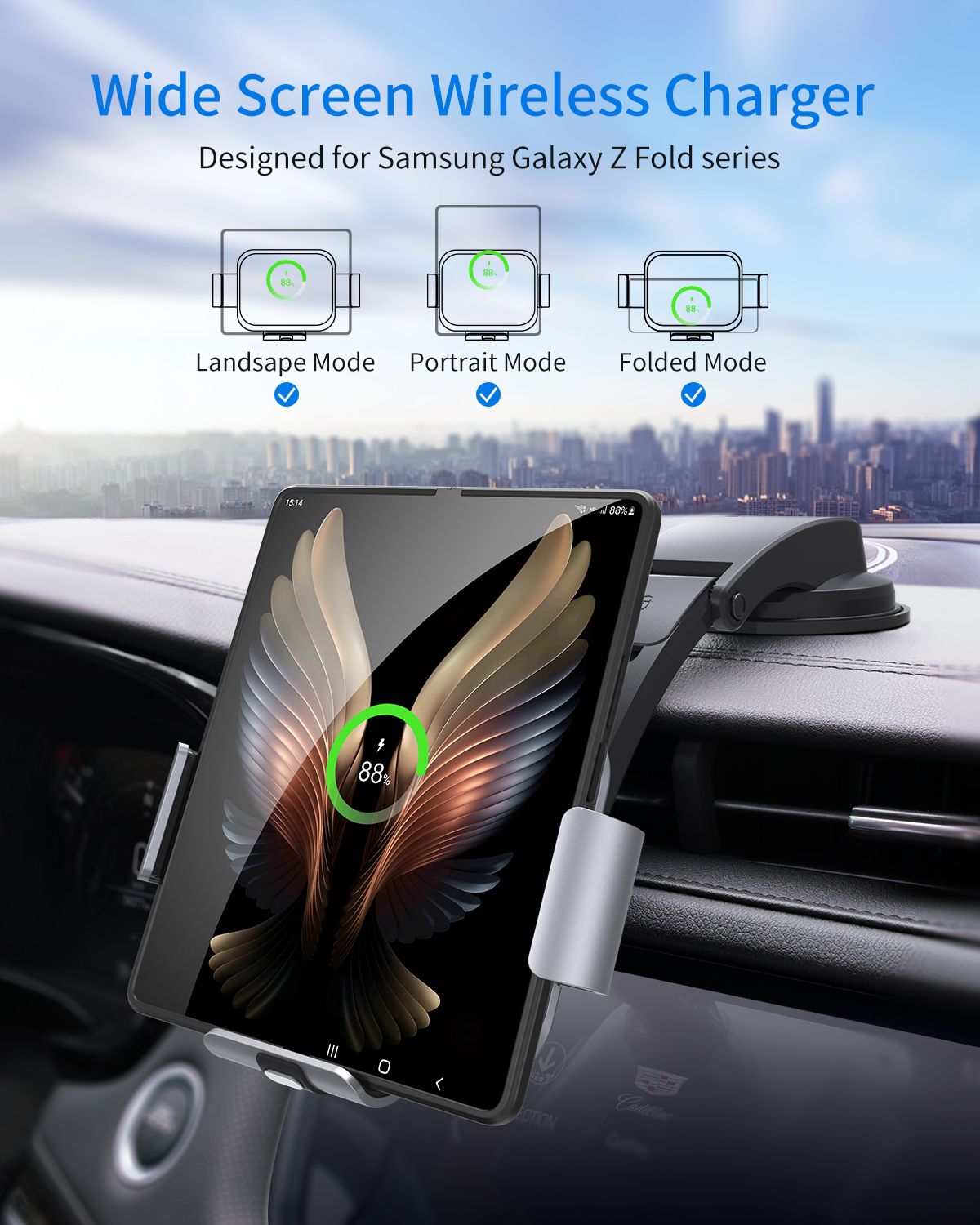 Car Wireless Charger Fast Charging  for Z Fold Series